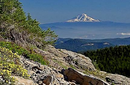 Mt. Adams as seen from the summit of Lookout Mountain